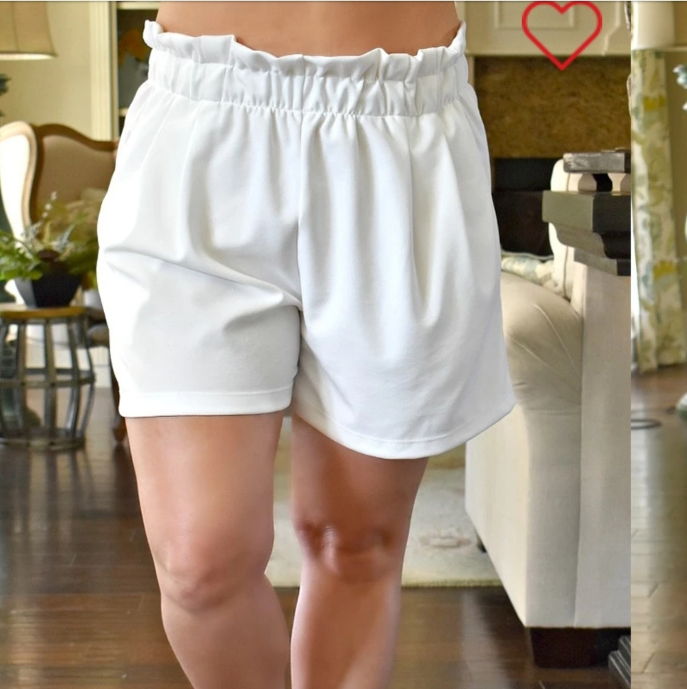 Perfectly Priscilla White shorts